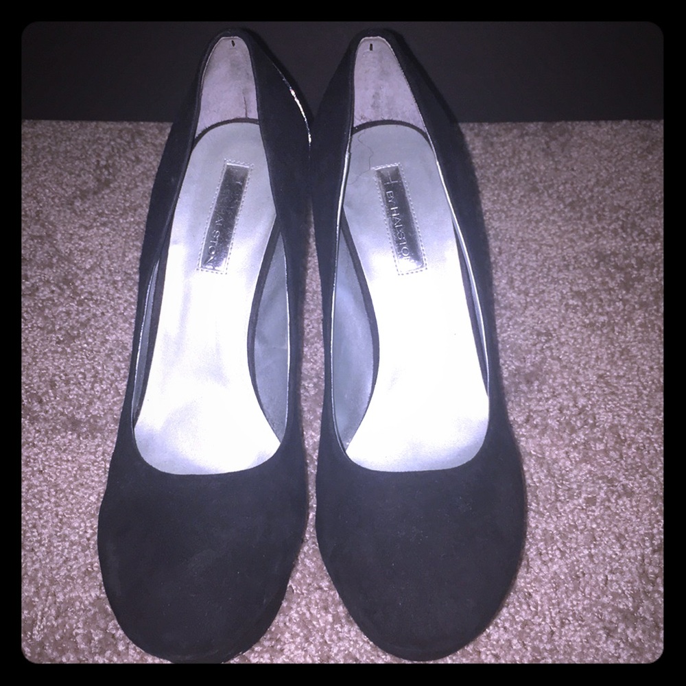 *SOLD* H by Halston Black Platform Heels